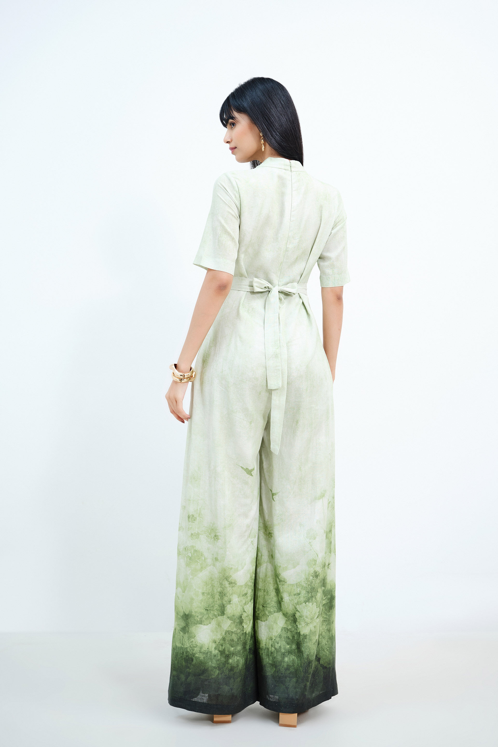 Wild Meadow Jumpsuit, Green, image 6
